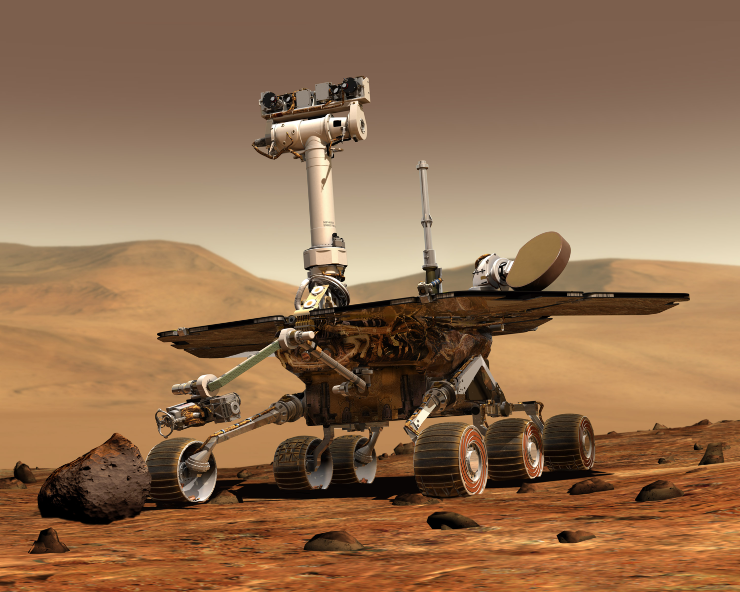 The Space Rover Heads To Mars