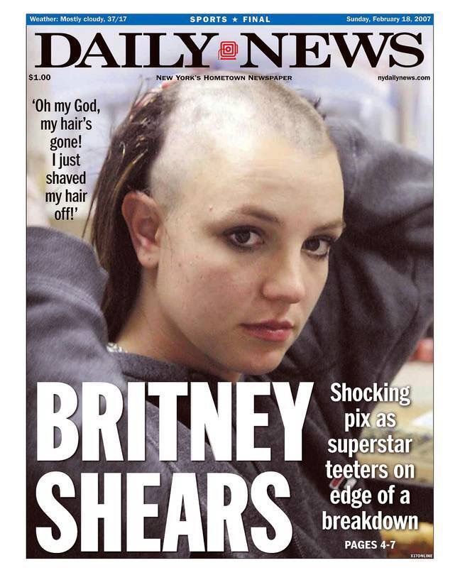 Britney Shaves Her Head