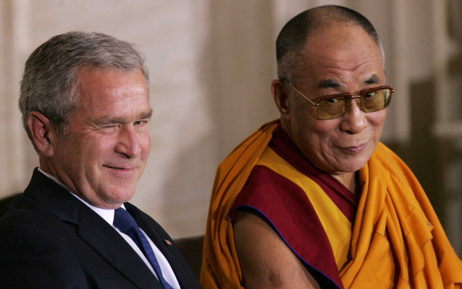 The Dalai Lama Receives A Gold Medal