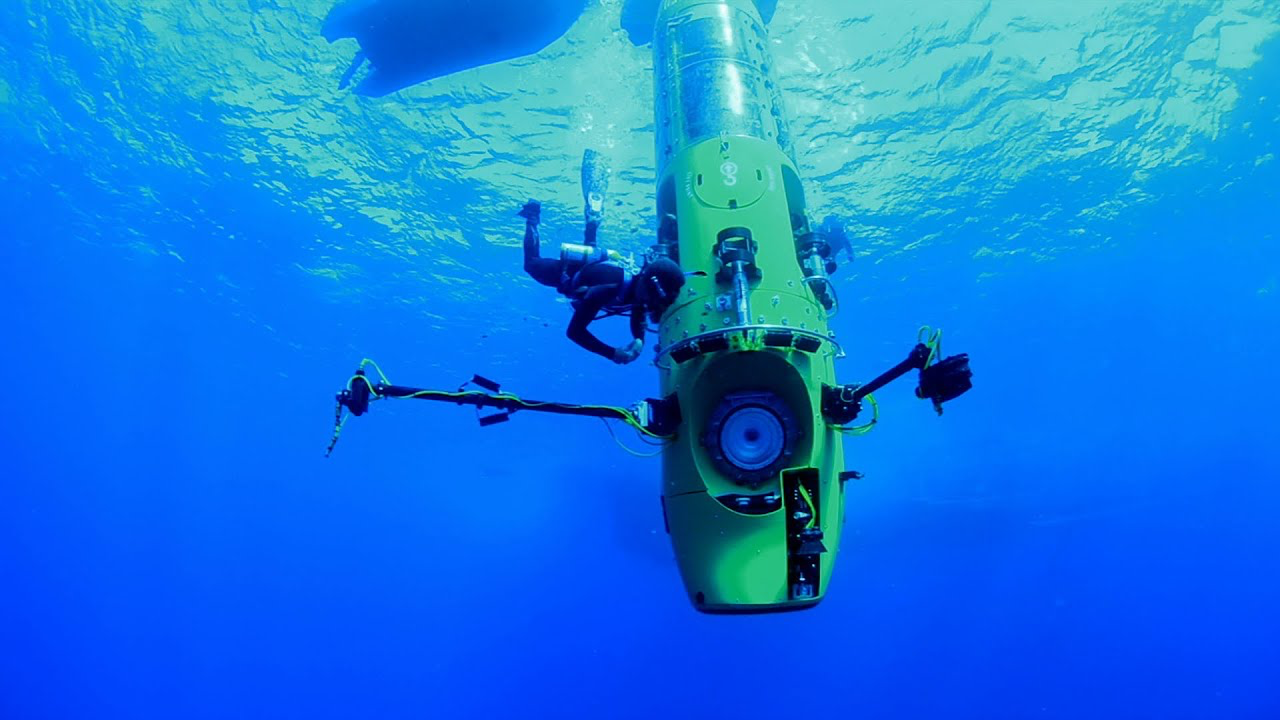 James Cameron Visits Challenger Deep