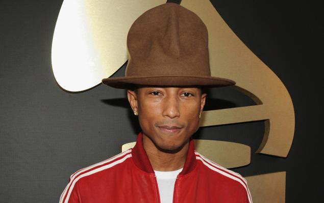 Pharrell Loves His Top Hat