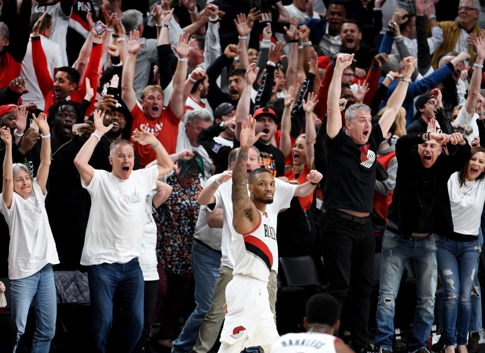 Damian Lillard Waves Goodbye To OKC