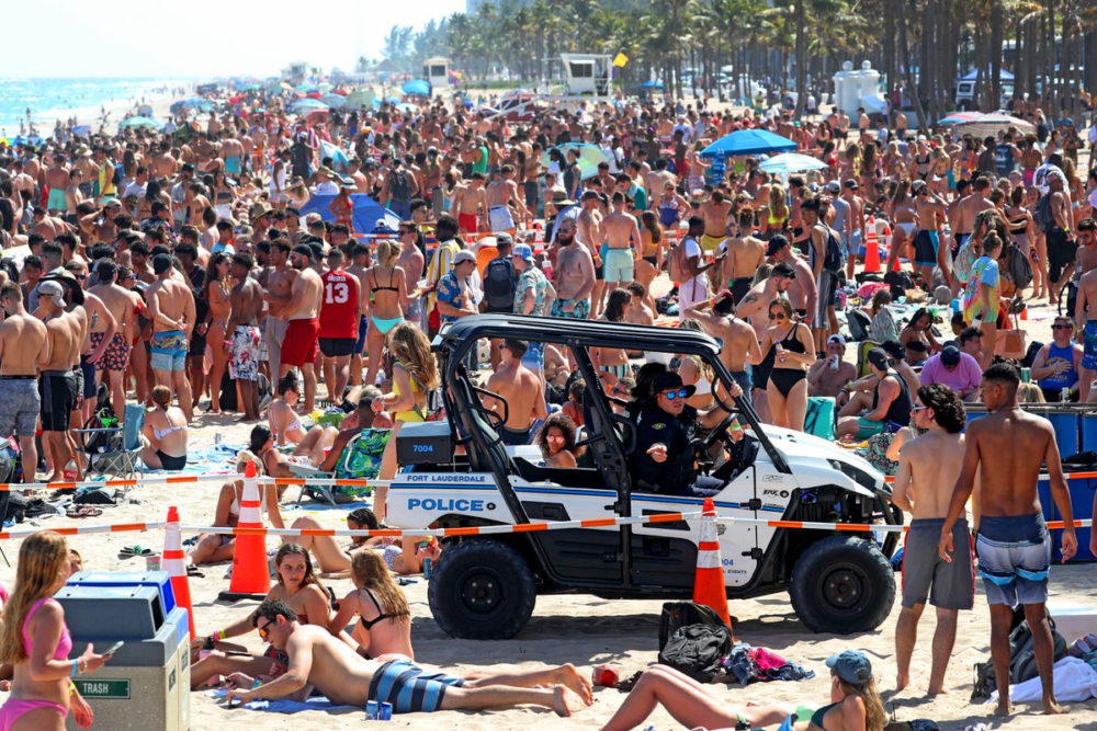 Covid Cancels Spring Break In Miami