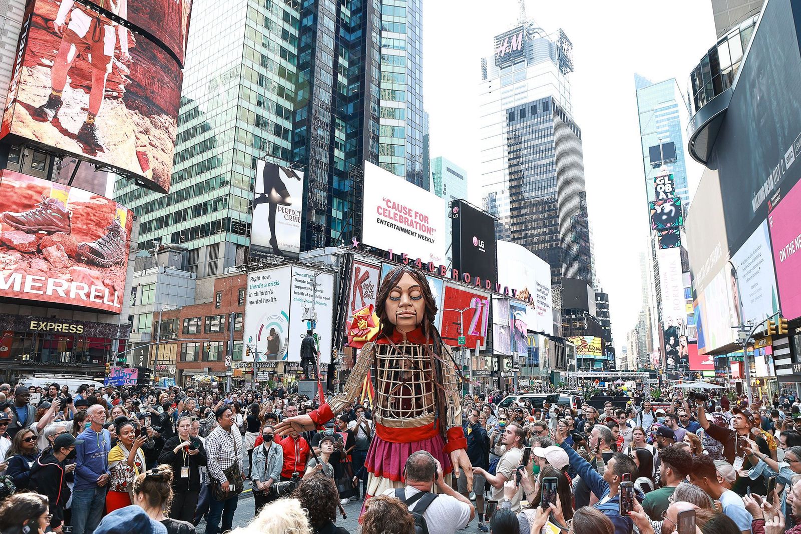 A Giant Puppet Hits NY
