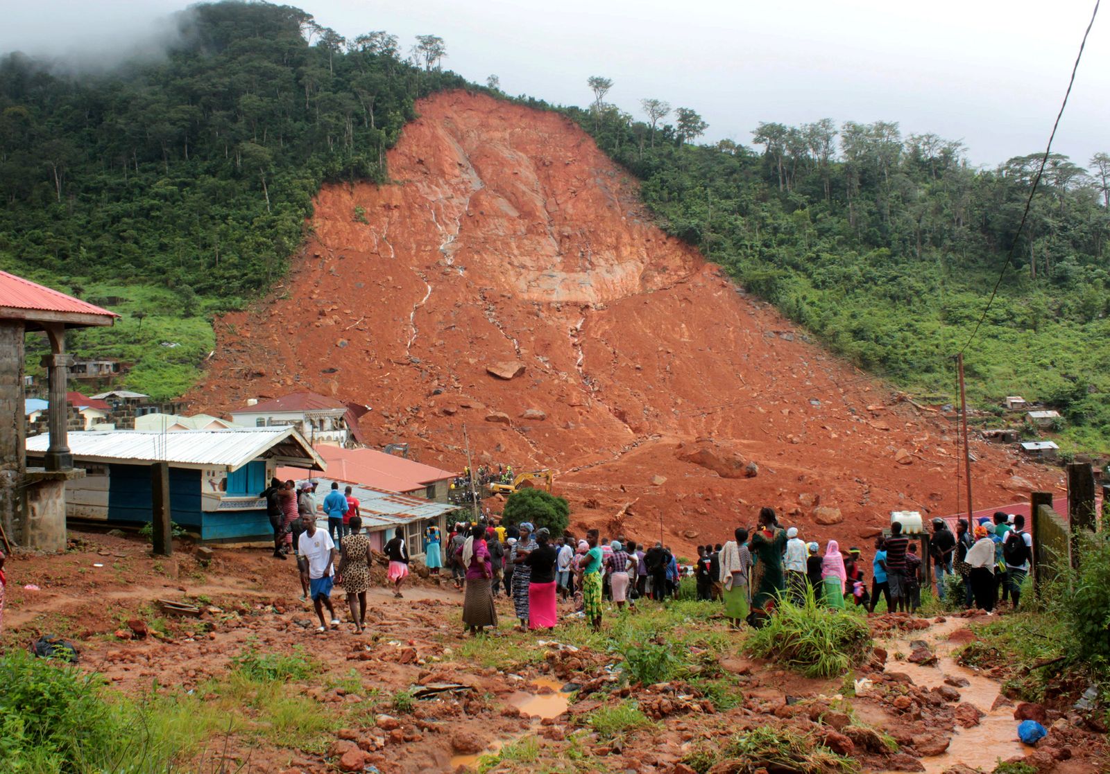 Devastating Landslide In Sierra Leone